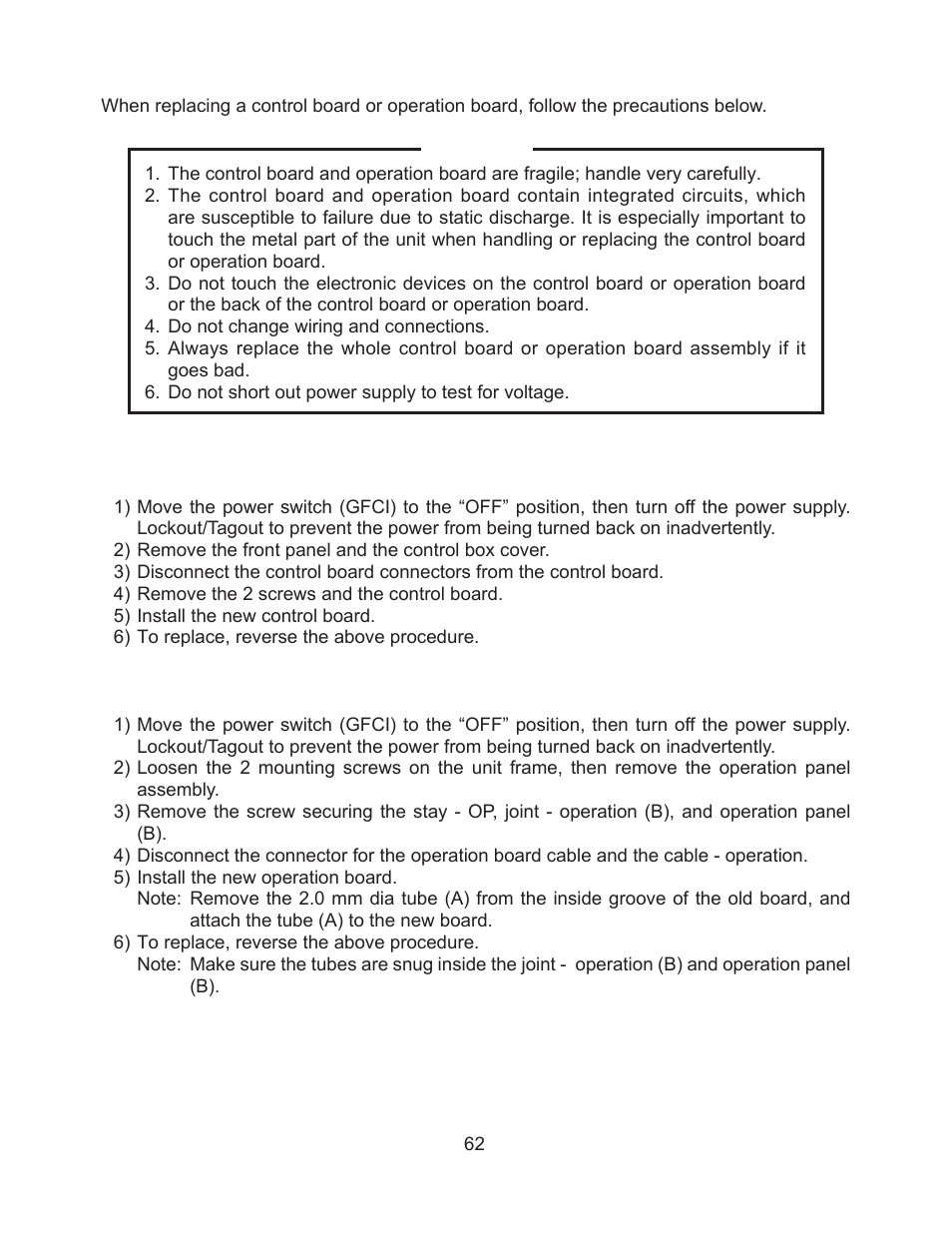 Hoshizaki JWE-620UA-6B User Manual | Page 67 / 79