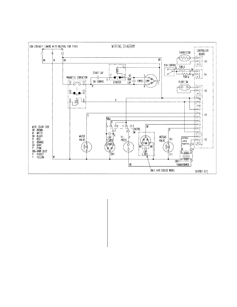 Wiring diagrams, With auxiliary codes l-0, m-0, m-1, and m-2) | Hoshizaki MODULAR CRESCENT CUBER KM-630MRH User Manual | Page 31 / 67