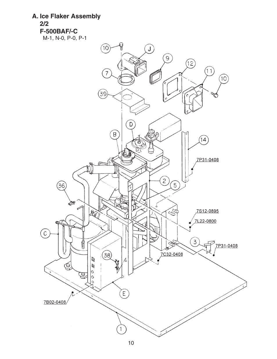 Hoshizaki F-500BAF/-C User Manual | Page 10 / 38