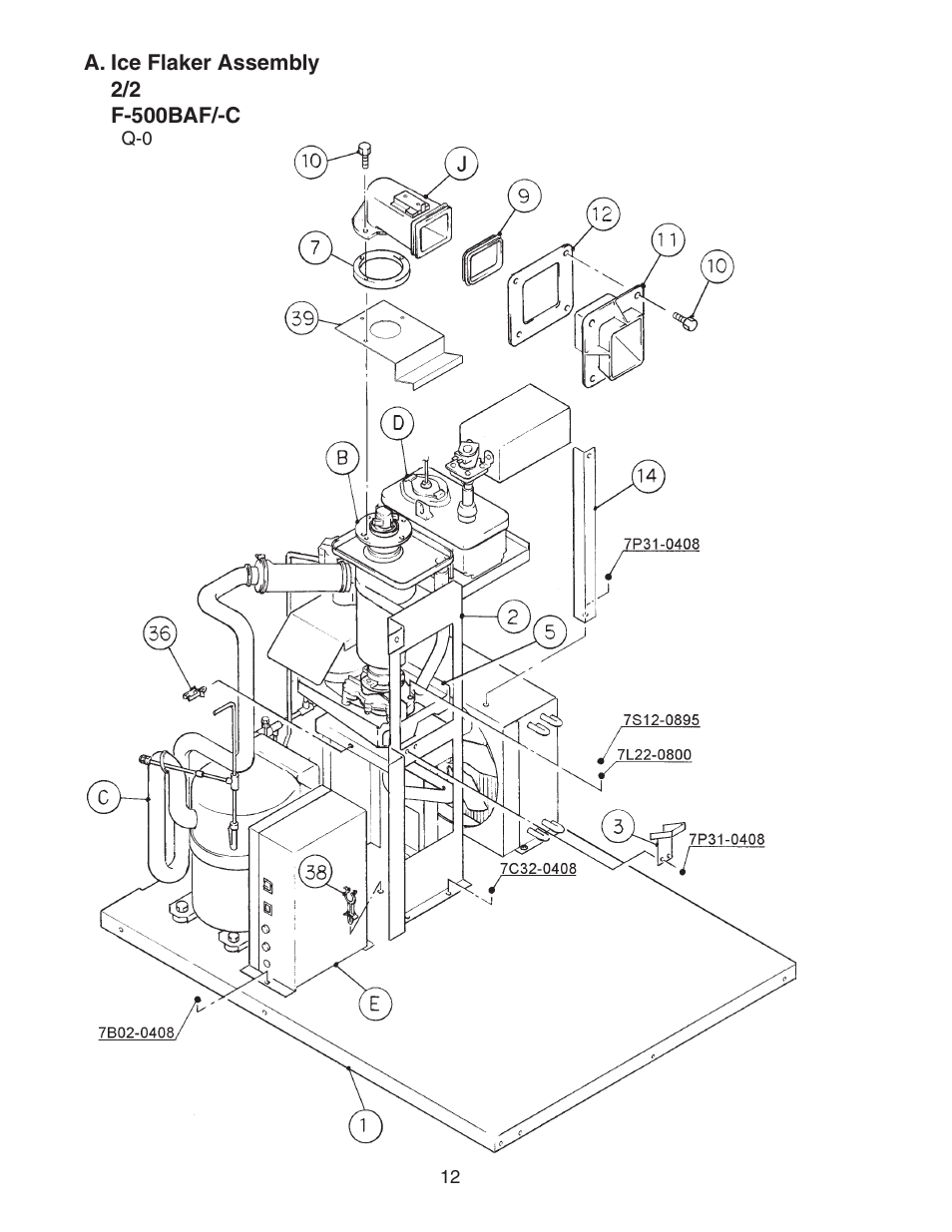 Hoshizaki F-500BAF/-C User Manual | Page 12 / 38