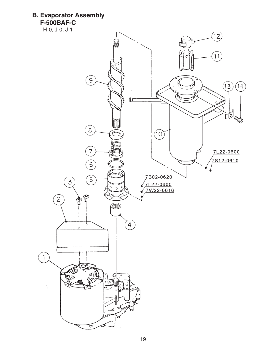 F-500baf-c | Hoshizaki F-500BAF/-C User Manual | Page 19 / 38