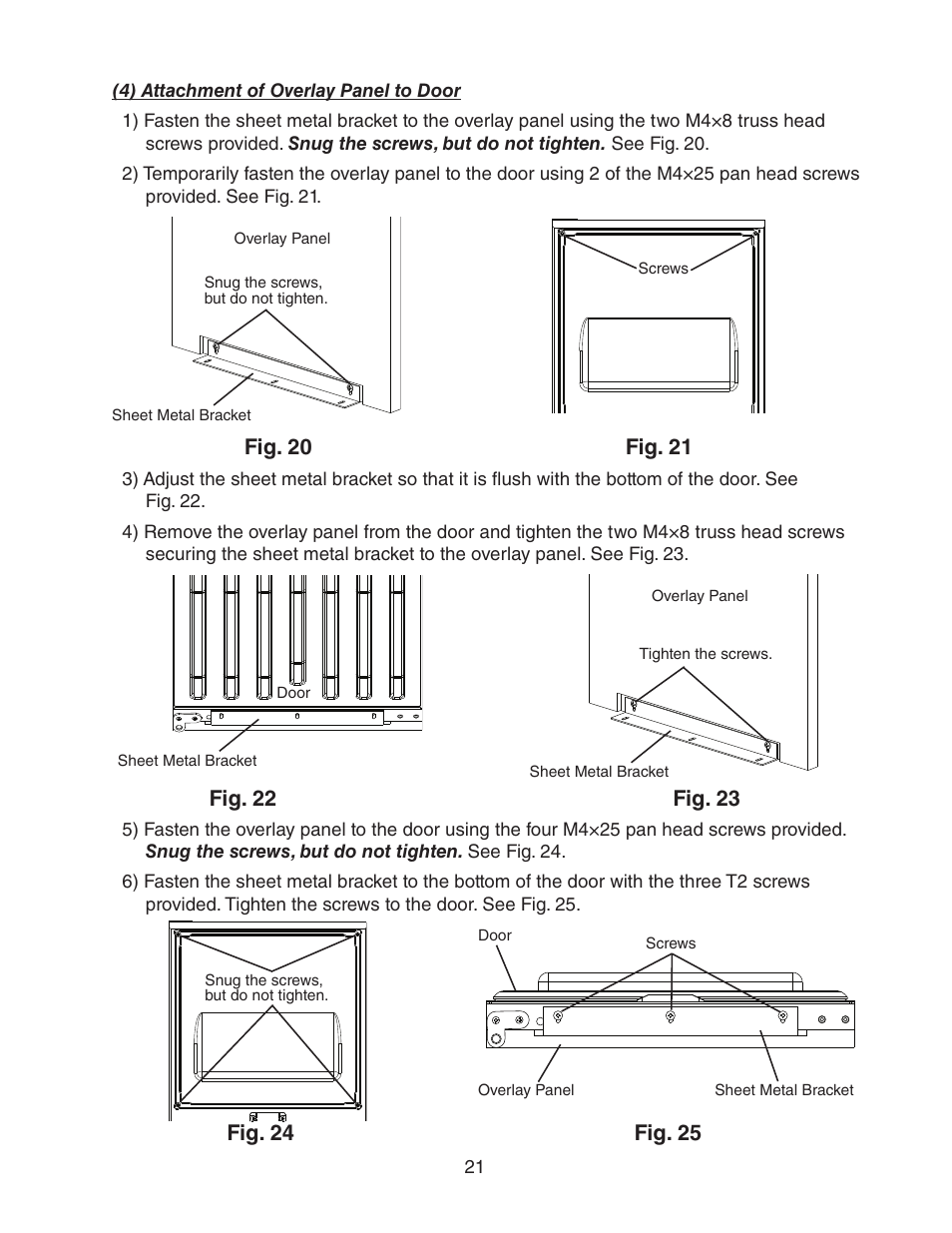 Fig. 20 fig. 21 | Hoshizaki AM-50BAE-AD User Manual | Page 21 / 34