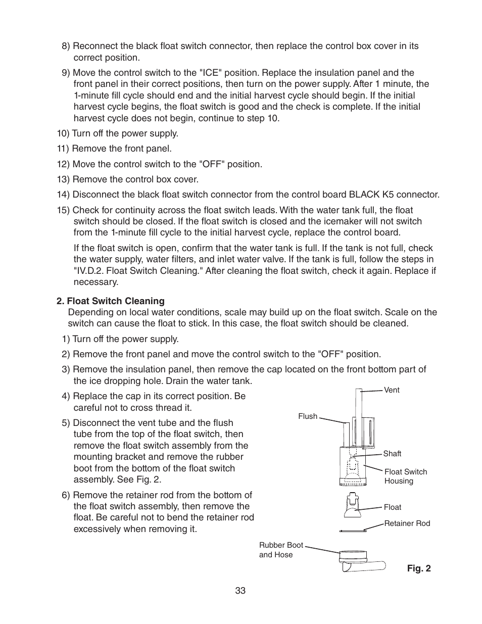 Hoshizaki KM-2500SWH3 User Manual | Page 33 / 61