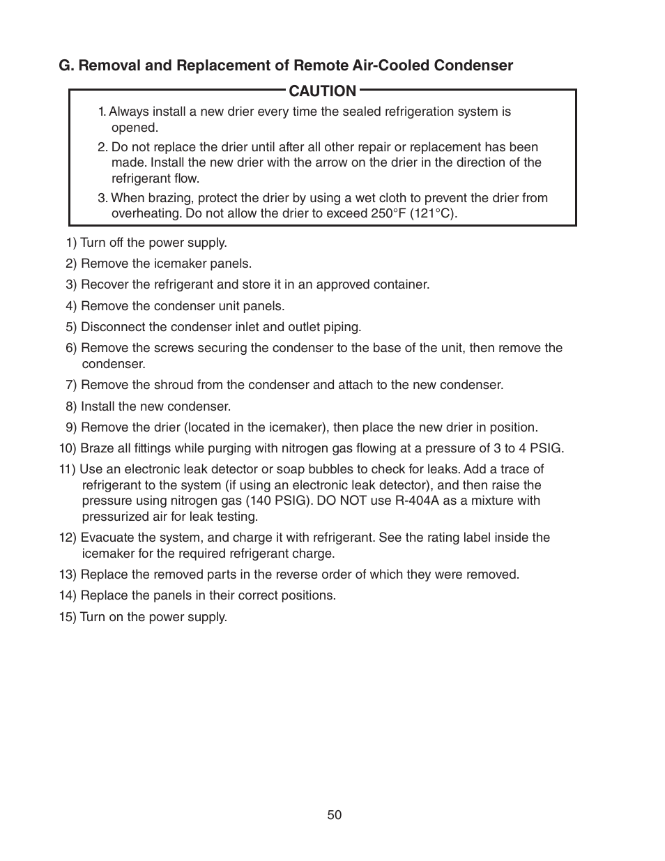 Hoshizaki KM-2500SWH3 User Manual | Page 50 / 61