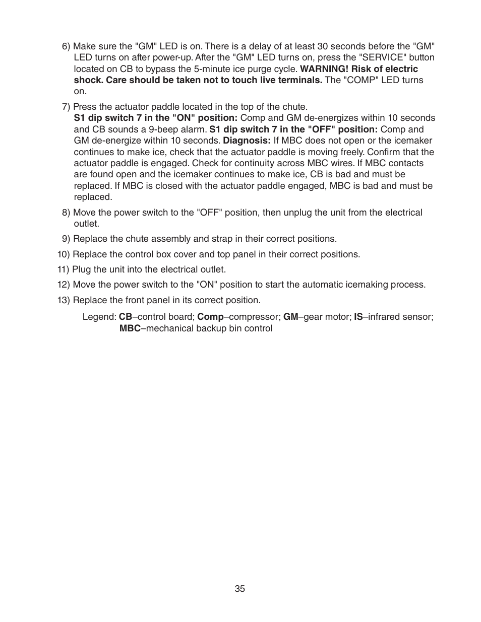 Hoshizaki MODULAR CUBELET SERENITY SERIES FS-1022MLH-C User Manual | Page 35 / 57