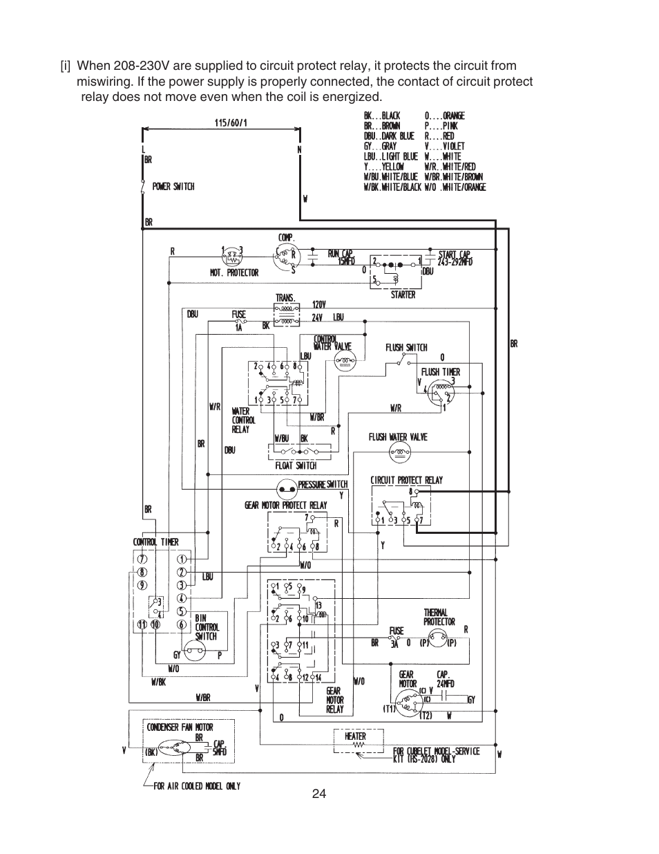 Hoshizaki MODULAR FLAKER F-801MAH/-C User Manual | Page 24 / 58