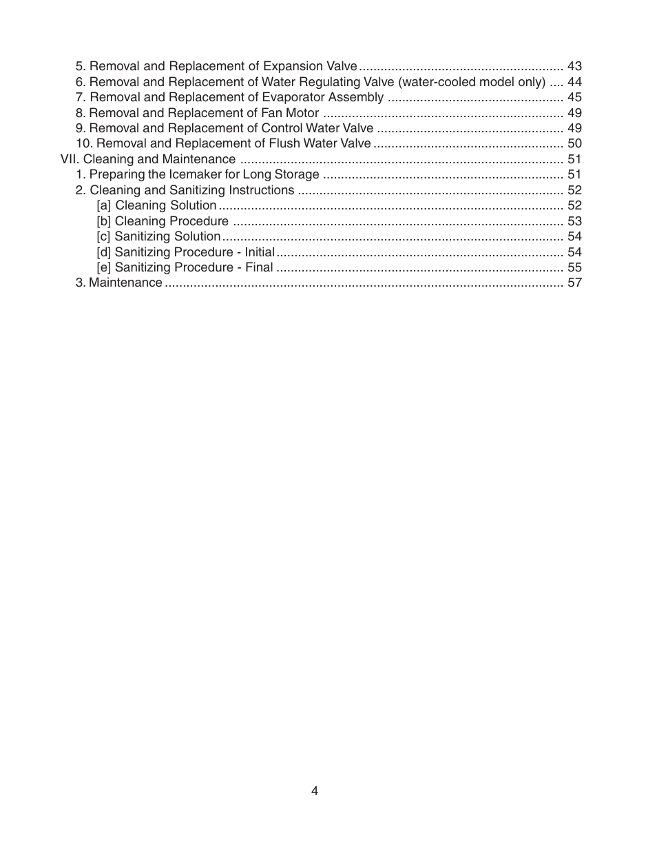 Hoshizaki MODULAR FLAKER F-801MAH/-C User Manual | Page 4 / 58