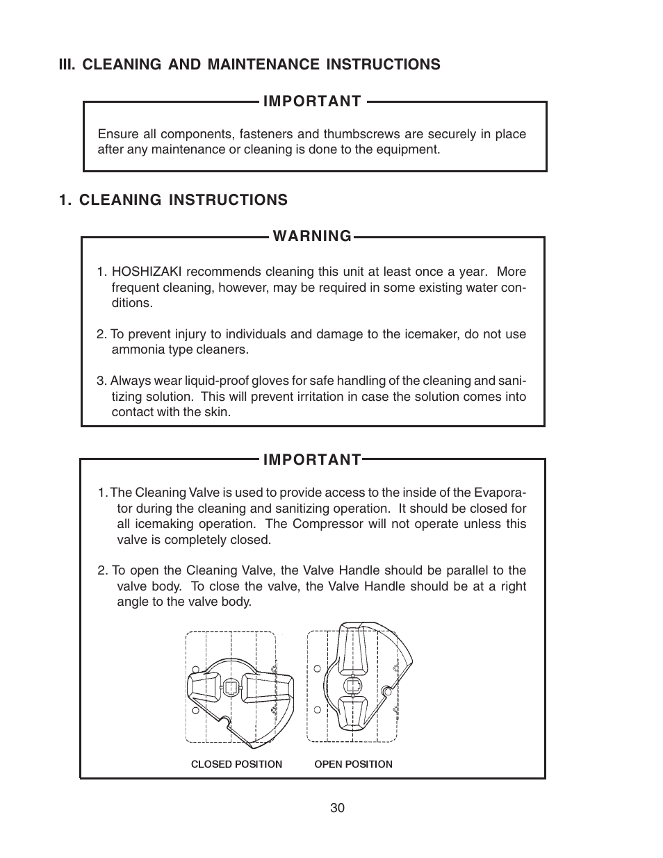 Hoshizaki RELIABILITY IS A BEAUTIFUL THING KMD-700MAH User Manual | Page 30 / 35