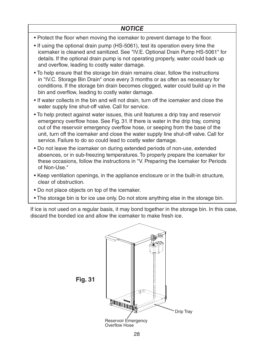 Hoshizaki C-100BAF User Manual | Page 28 / 40