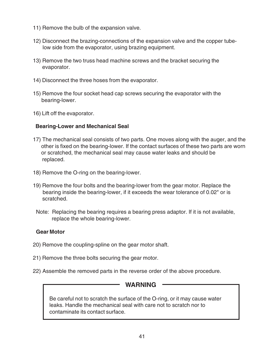 Hoshizaki F-450MAH User Manual | Page 41 / 51