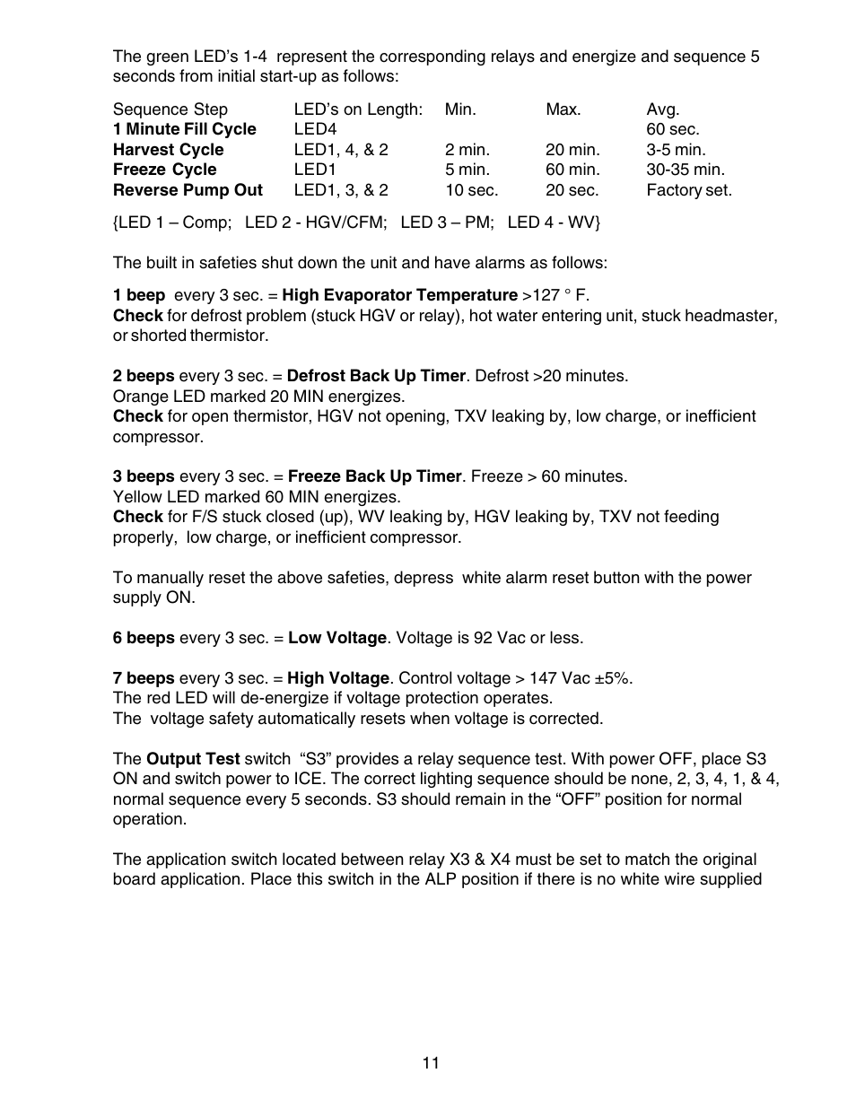 Hoshizaki KM-250BWF User Manual | Page 11 / 51