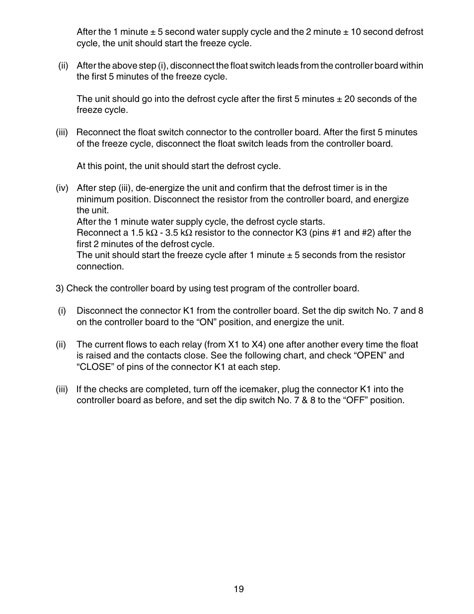 Hoshizaki KM-250BWF User Manual | Page 19 / 51