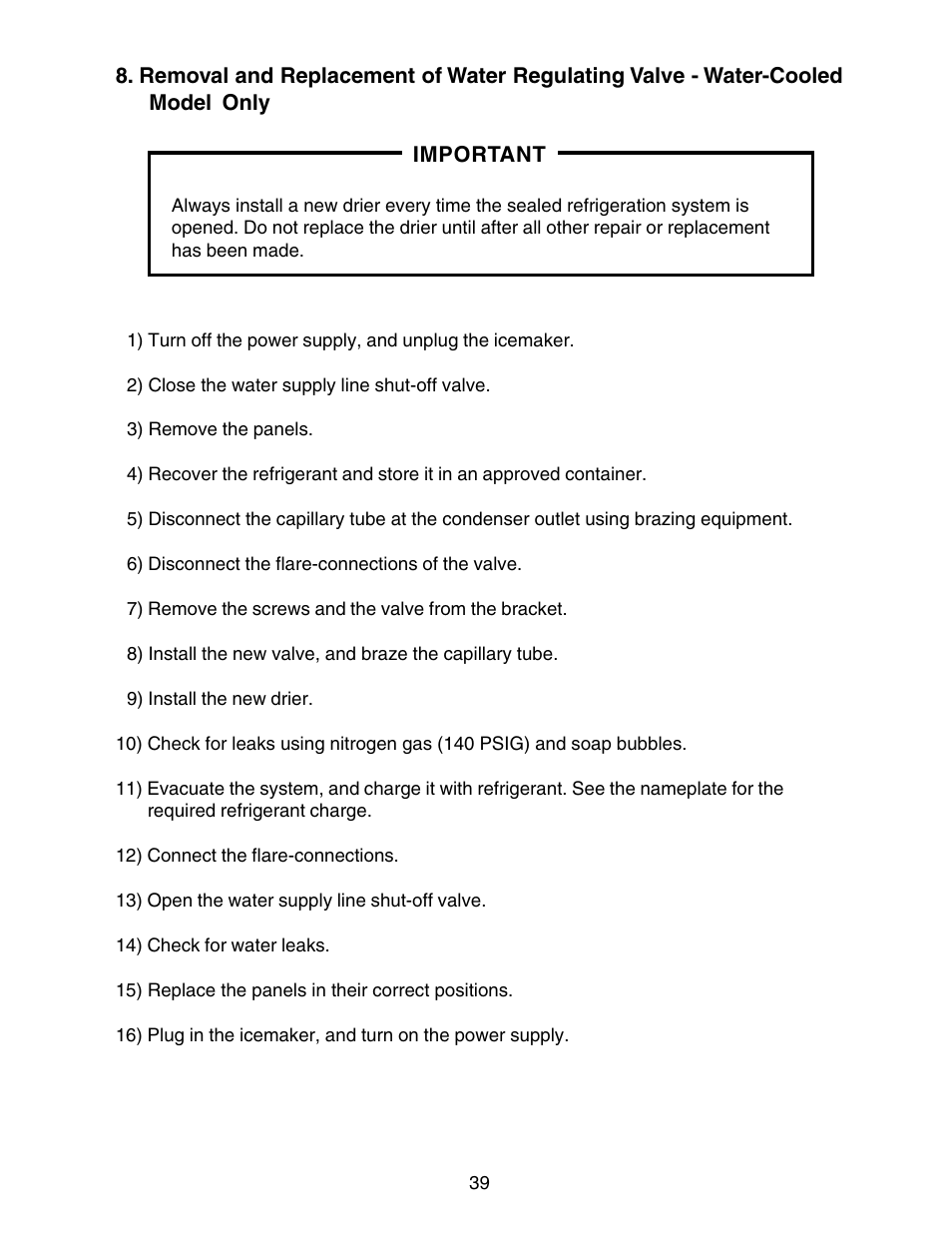 Hoshizaki KM-250BWF User Manual | Page 39 / 51