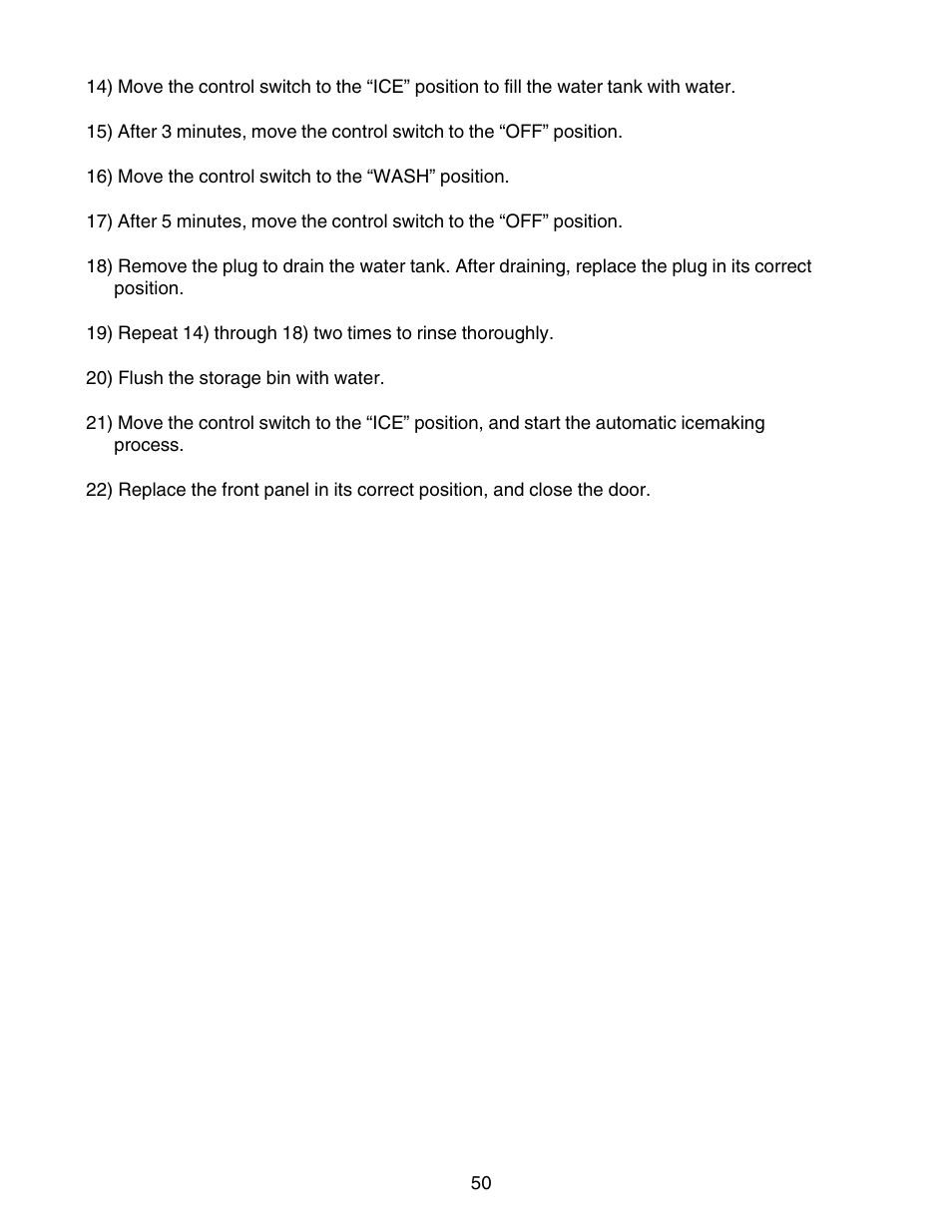Hoshizaki KM-250BWF User Manual | Page 50 / 51