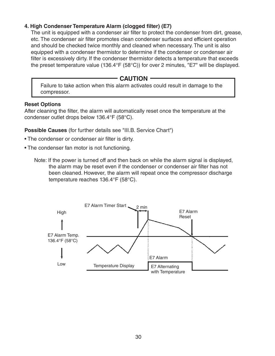 Caution | Hoshizaki REFRIGERATED PREP TABLE WITH RAISED RAIL 73168 User Manual | Page 30 / 66