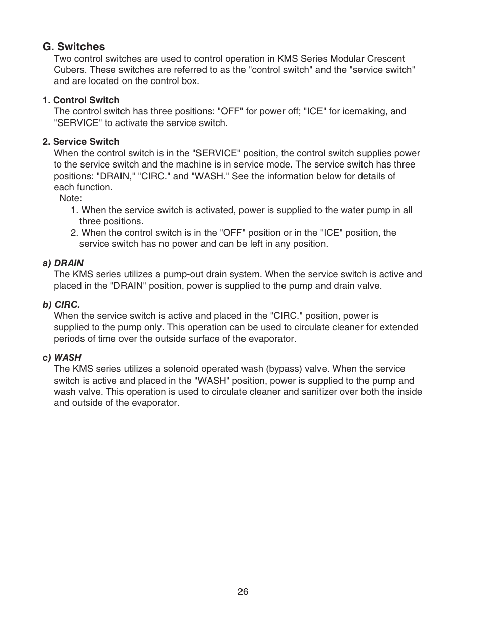 Hoshizaki KMS-1400MLH User Manual | Page 26 / 56