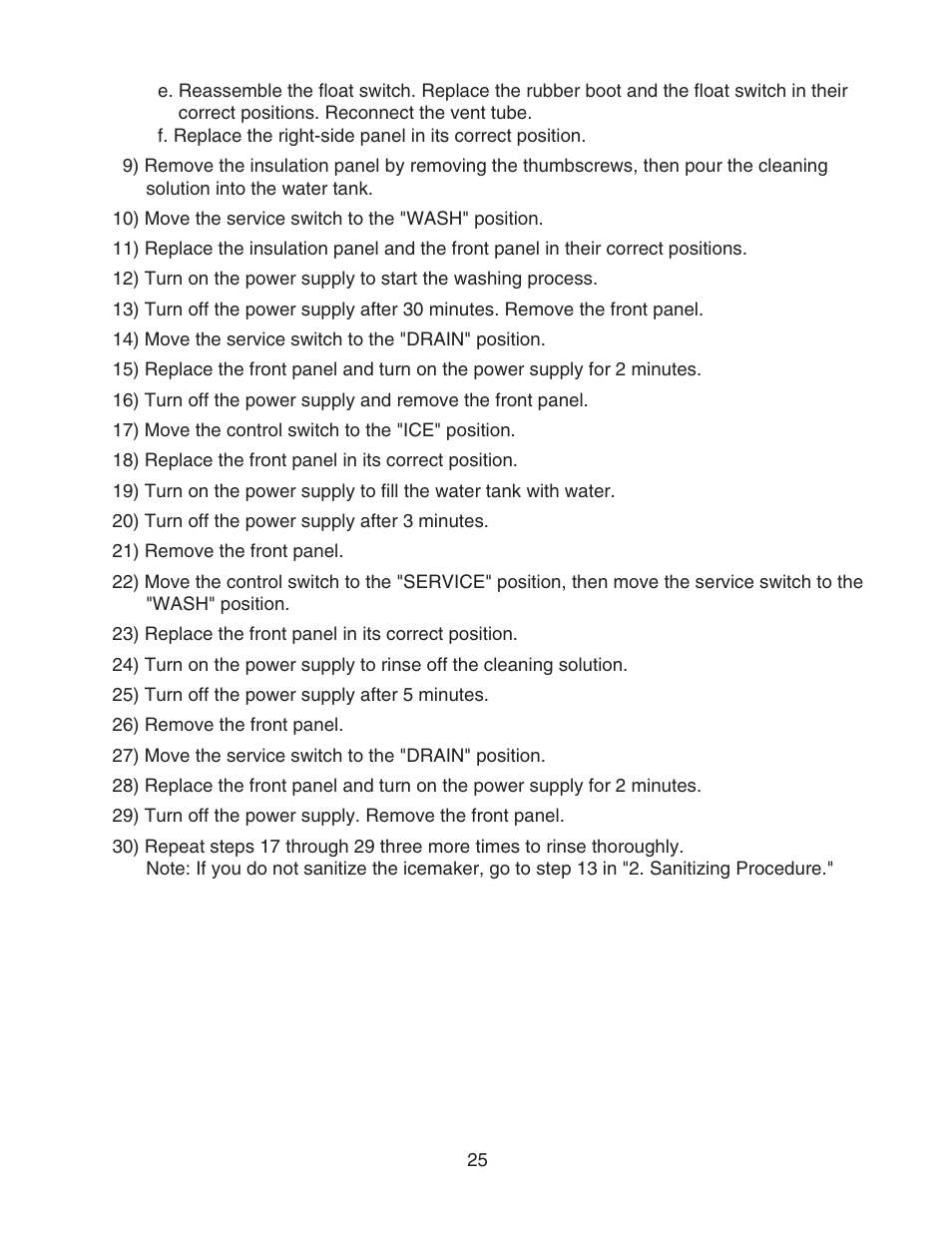 Hoshizaki KMS-1400MLH User Manual | Page 25 / 29