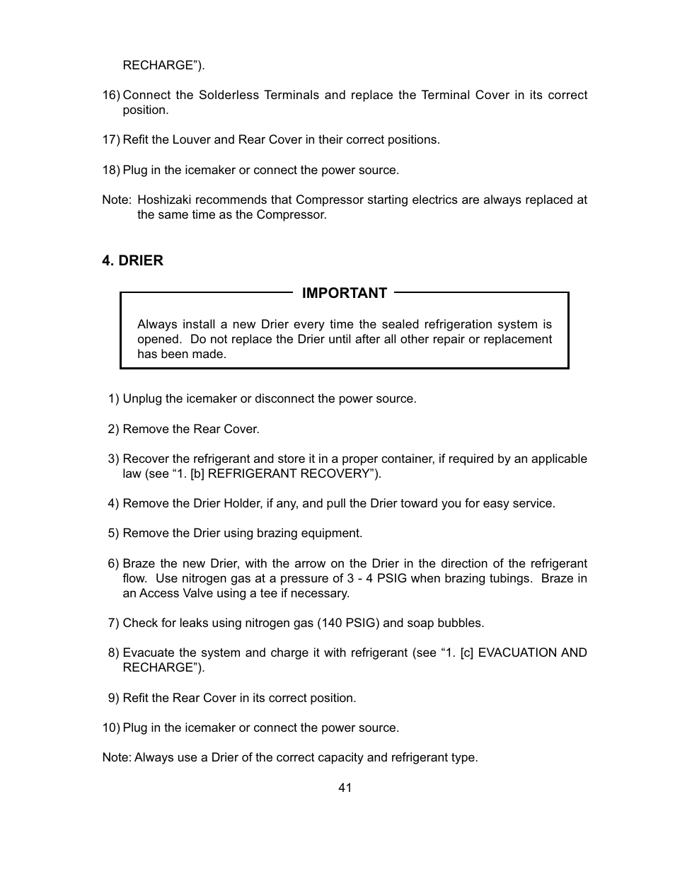 Hoshizaki KM-151BAH User Manual | Page 46 / 74