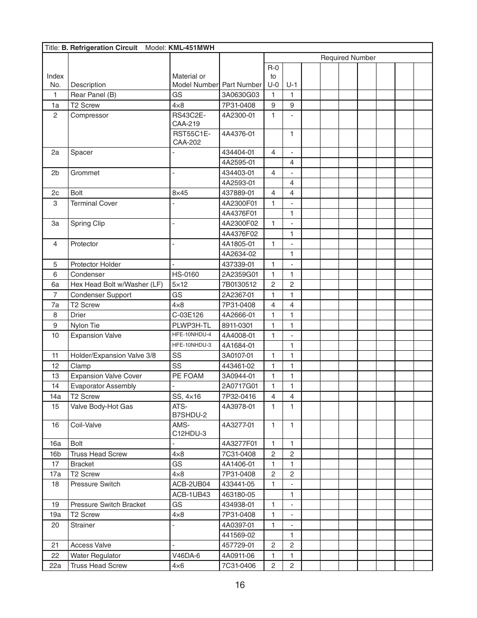 Hoshizaki KML-451MAH User Manual | Page 16 / 30