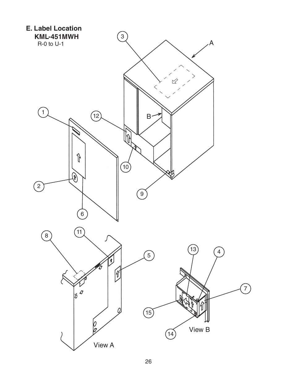 Kml-451mwh | Hoshizaki KML-451MAH User Manual | Page 26 / 30