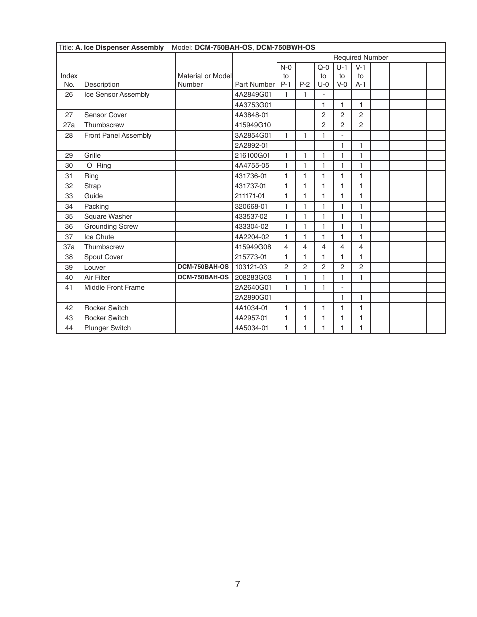 Hoshizaki DCM-750BWH(-OS) User Manual | Page 7 / 26