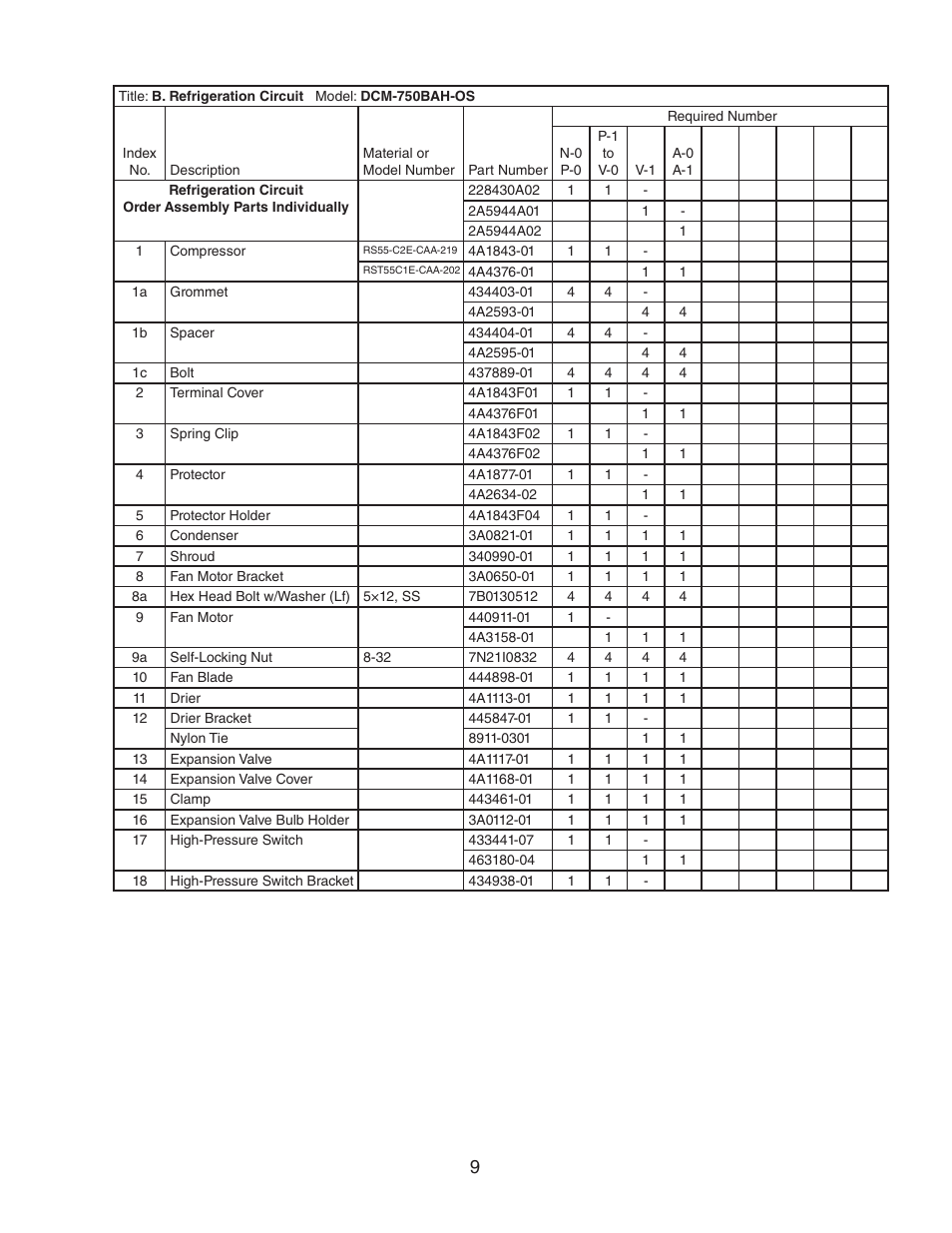 Hoshizaki DCM-750BWH(-OS) User Manual | Page 9 / 26