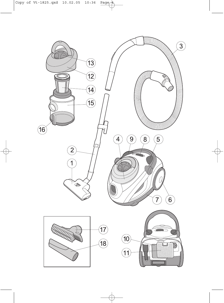 Vitek VT-1825 R User Manual | Page 2 / 44