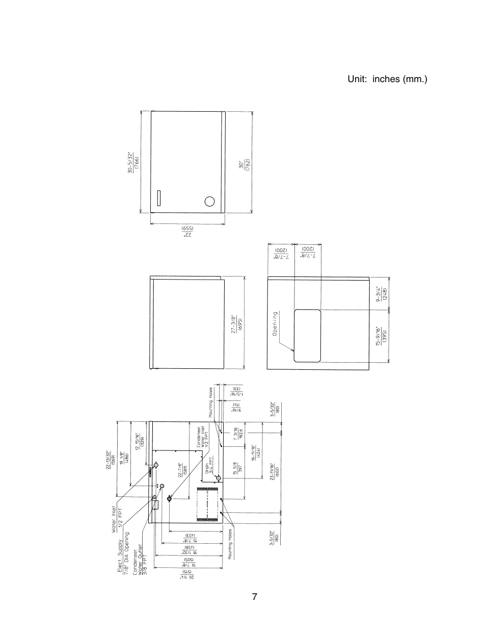 Hoshizaki MODULAR CRESCENT CUBER KML-450MAH User Manual | Page 7 / 22