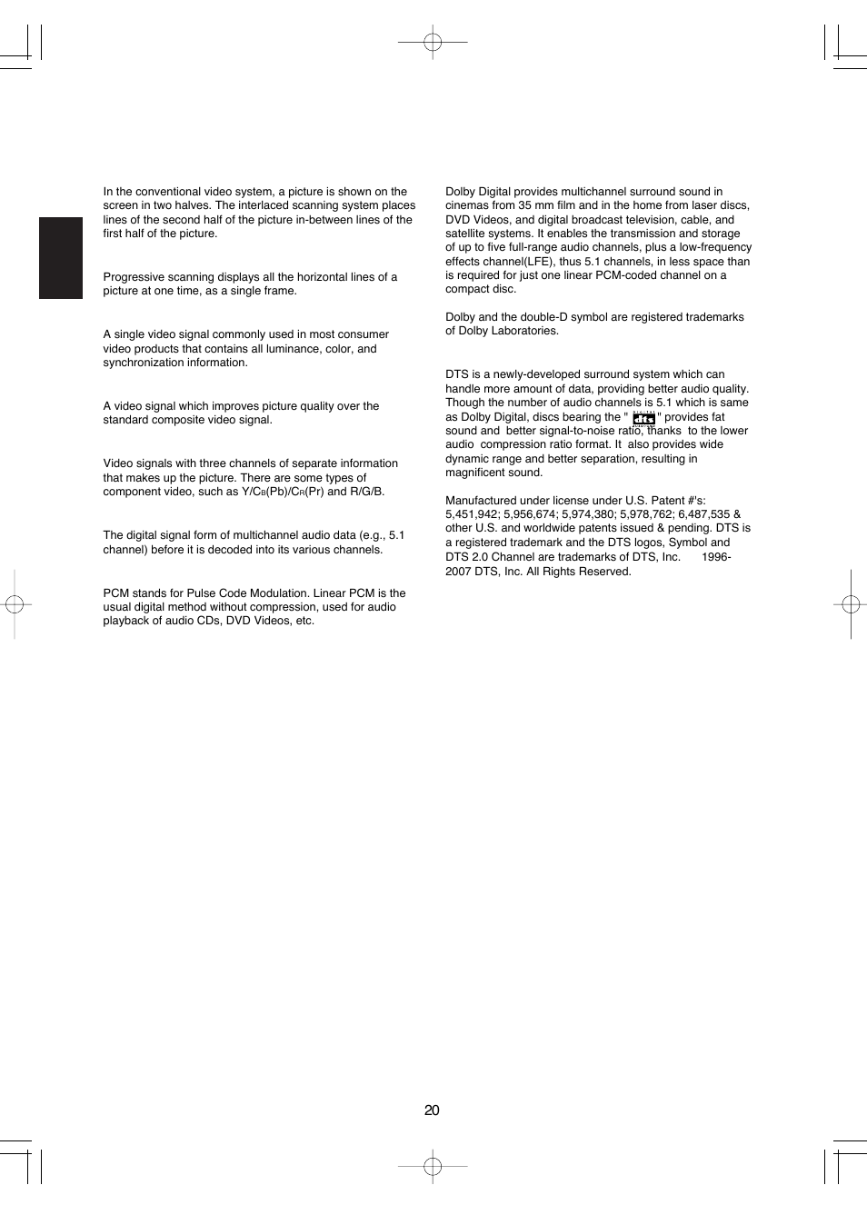Hollywood VR-652 User Manual | Page 20 / 62