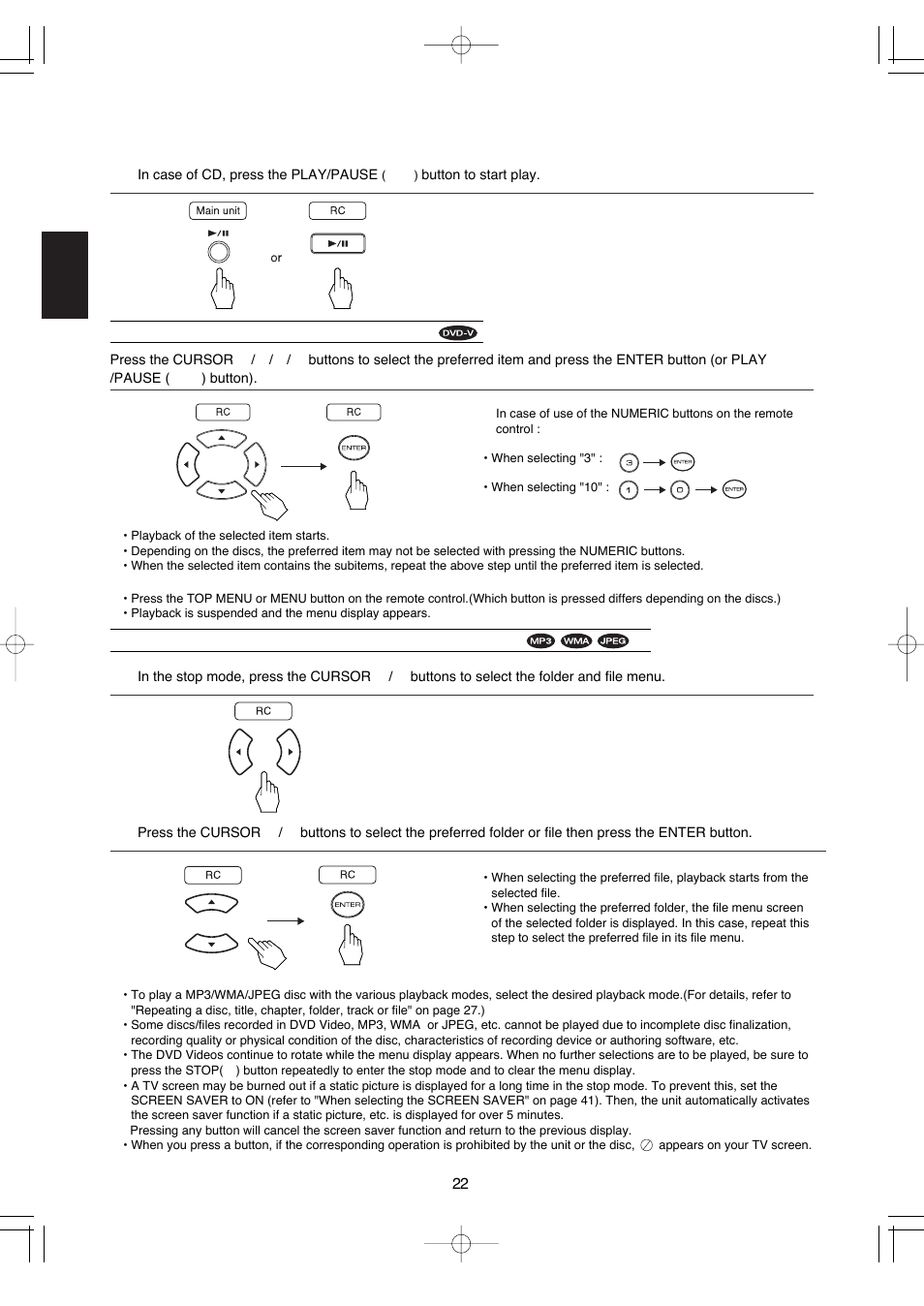 Hollywood VR-652 User Manual | Page 22 / 62