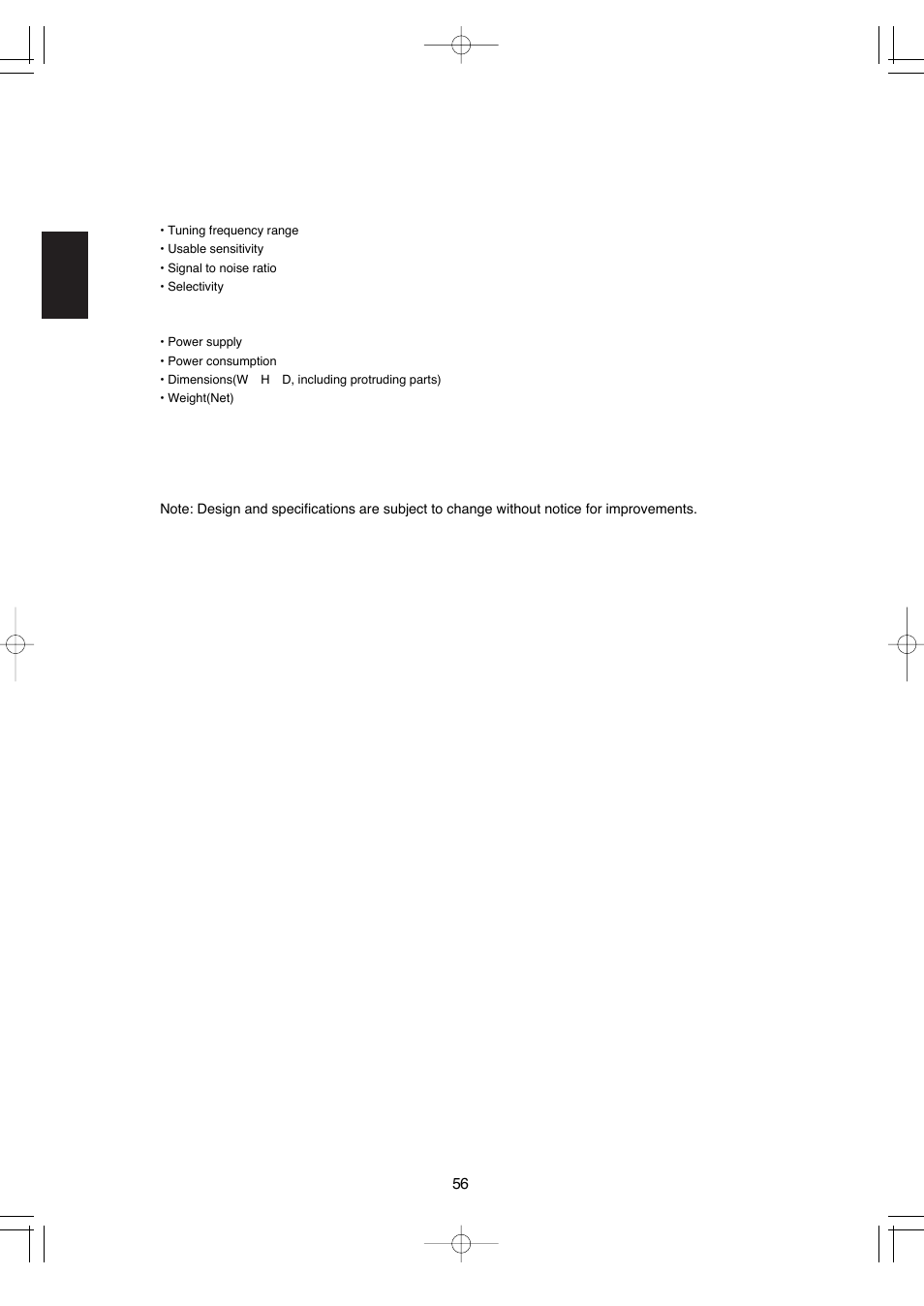 English 56 | Hollywood VR-652 User Manual | Page 56 / 62