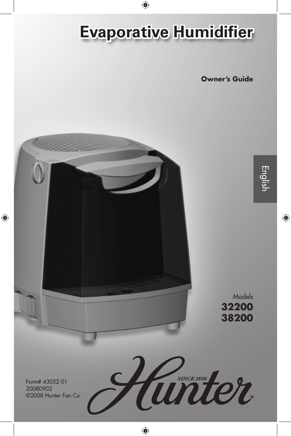 Hunter Fan 43052-01 User Manual | 25 pages