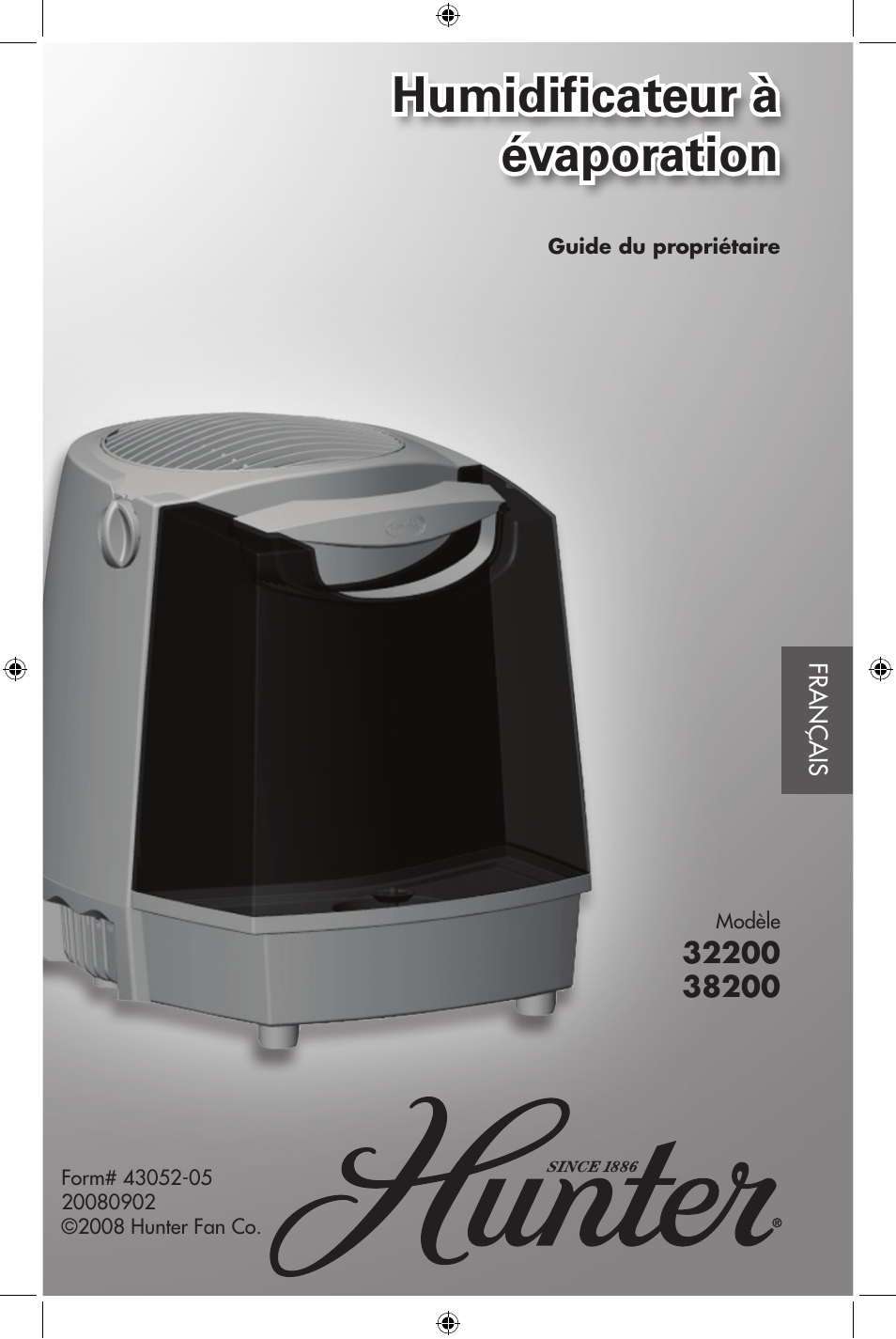 Français | Hunter Fan 43052-01 User Manual | Page 17 / 25
