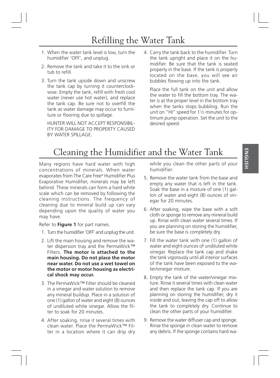 Hunter Fan CARE FREE 33202 User Manual | Page 5 / 8