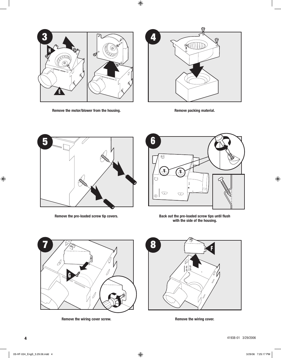 Hunter Fan 81005 User Manual | Page 4 / 28