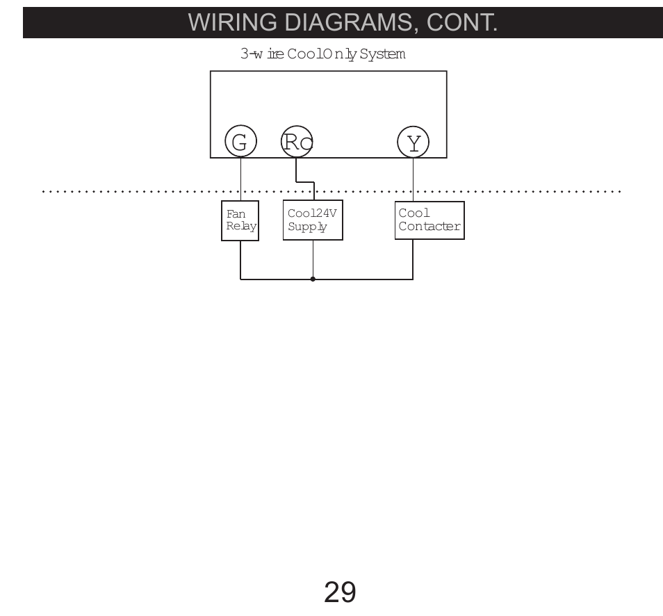 G rc y, Wiring diagrams, cont | Hunter Fan 40135 User Manual | Page 29 / 30