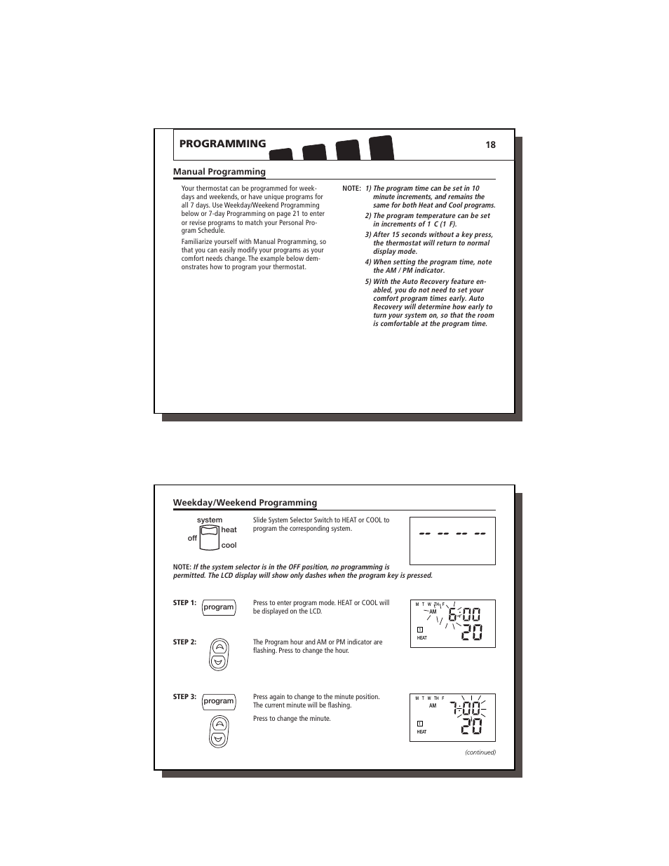 Programming | Hunter Fan 47350A User Manual | Page 10 / 23