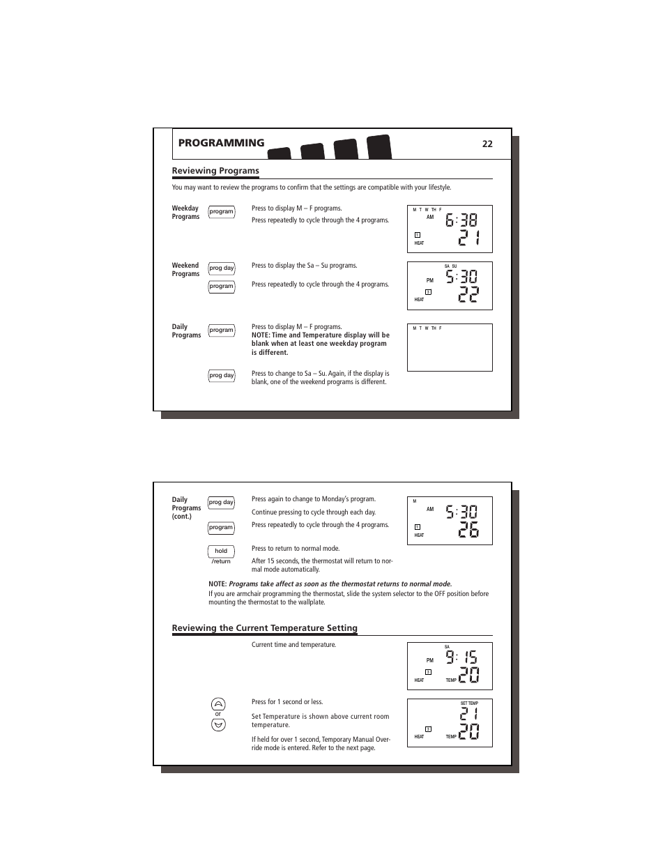 Programming | Hunter Fan 47350A User Manual | Page 12 / 23