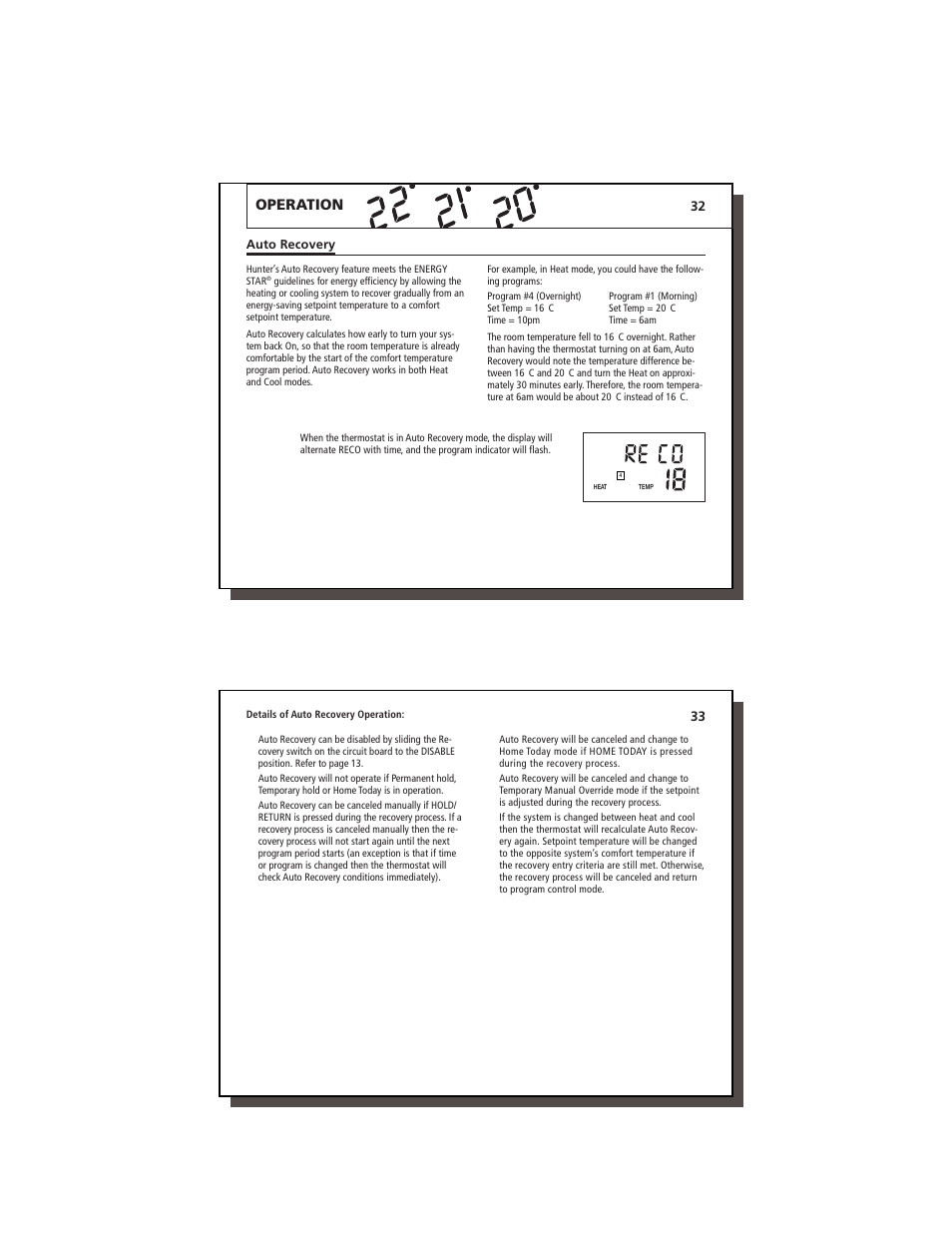 Operation | Hunter Fan 47350A User Manual | Page 17 / 23