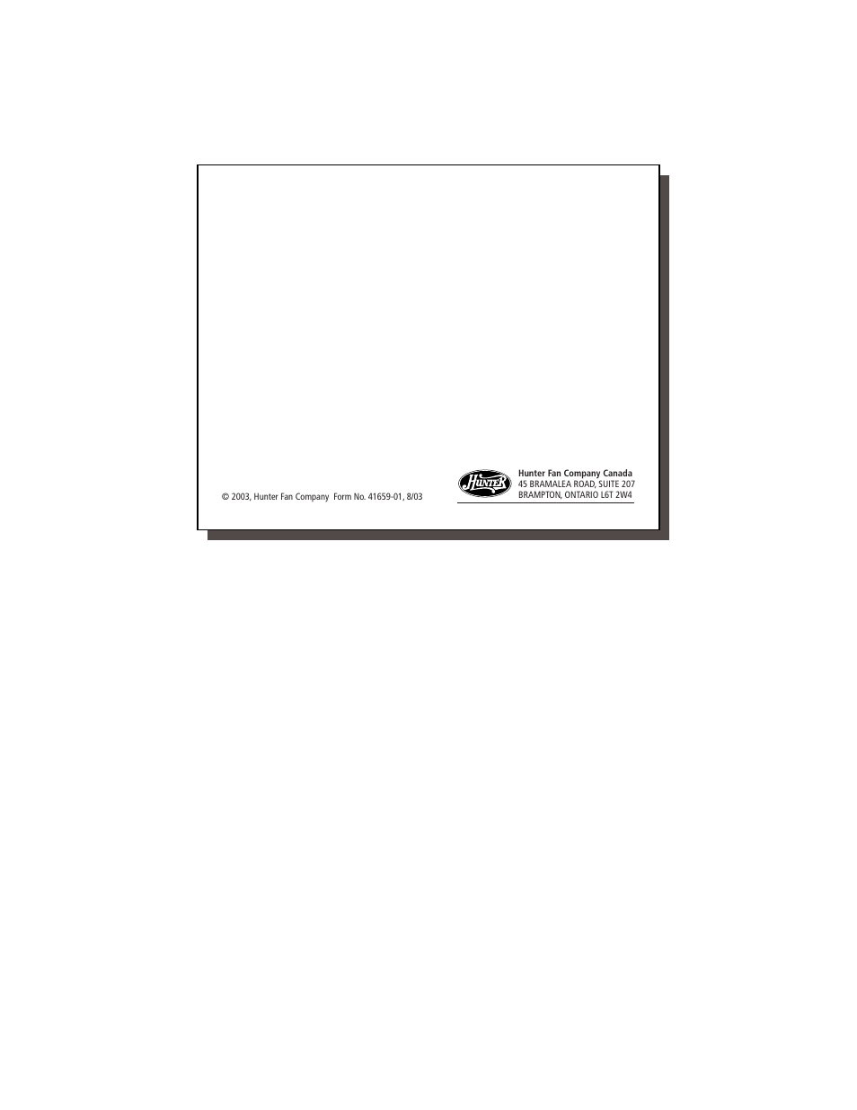 Hunter Fan 47350A User Manual | Page 23 / 23