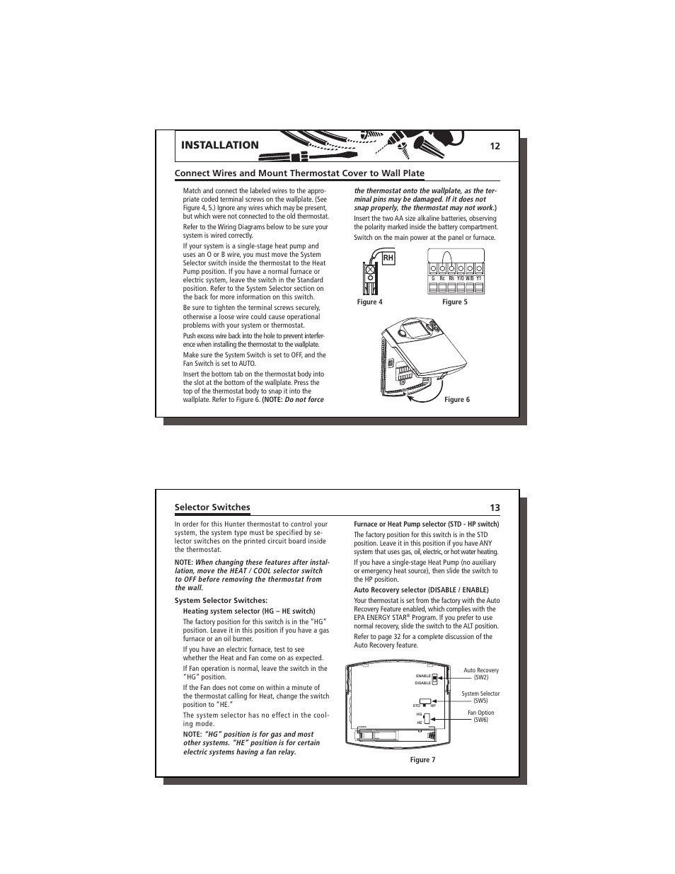 Installation | Hunter Fan 47350A User Manual | Page 7 / 23
