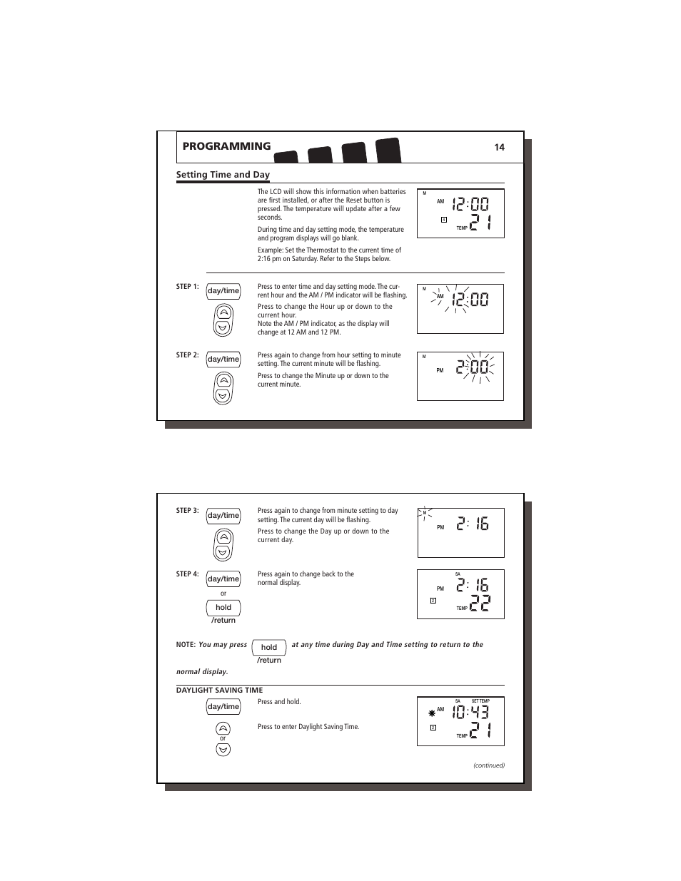 Programming | Hunter Fan 47350A User Manual | Page 8 / 23