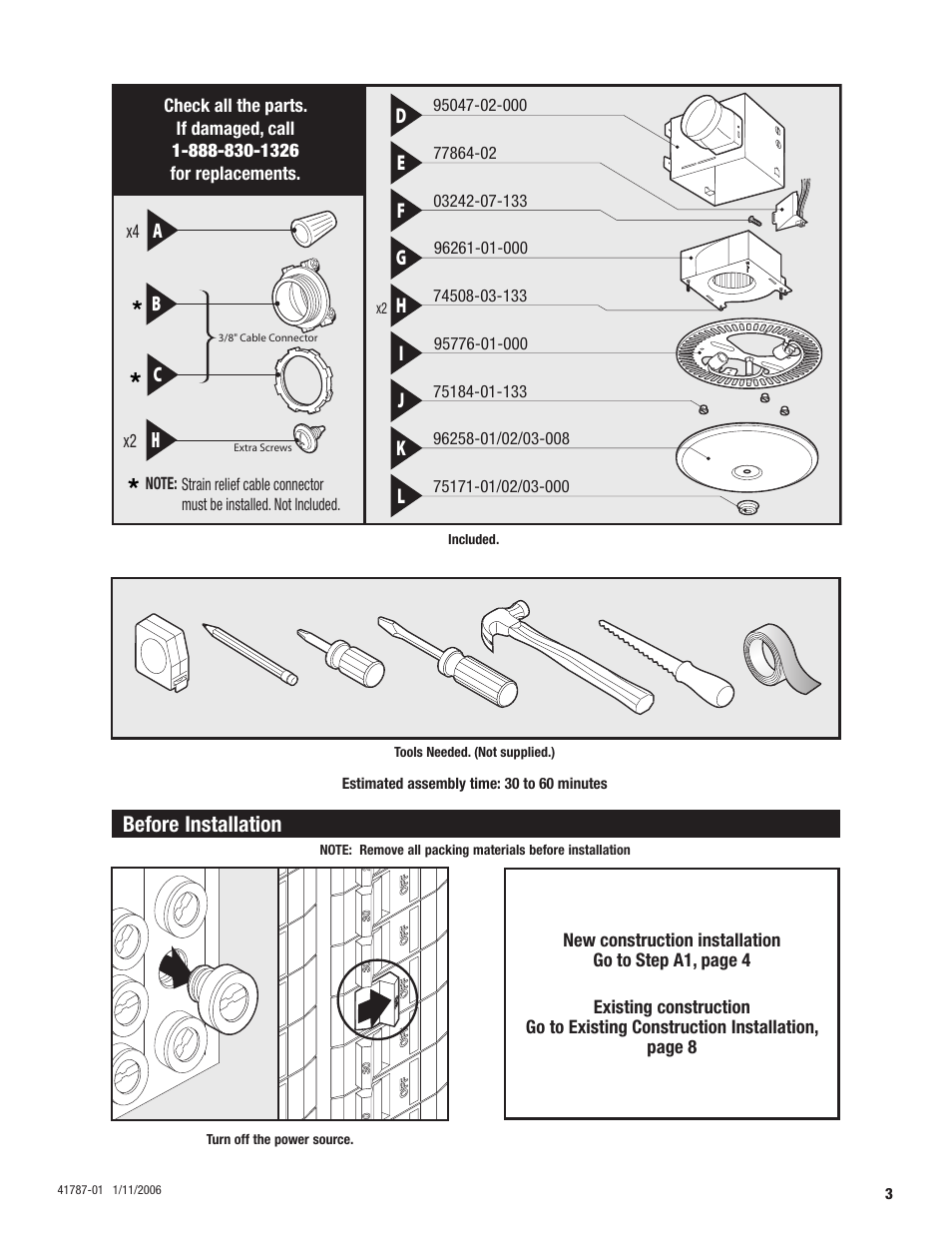 Hunter Fan 41787-01 User Manual | Page 3 / 32