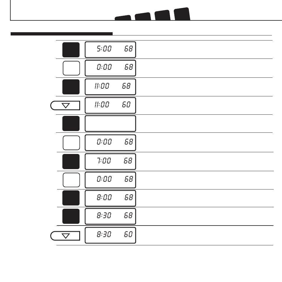 Programming, Programming your thermostat (cont.) | Hunter Fan 44428 User Manual | Page 9 / 22