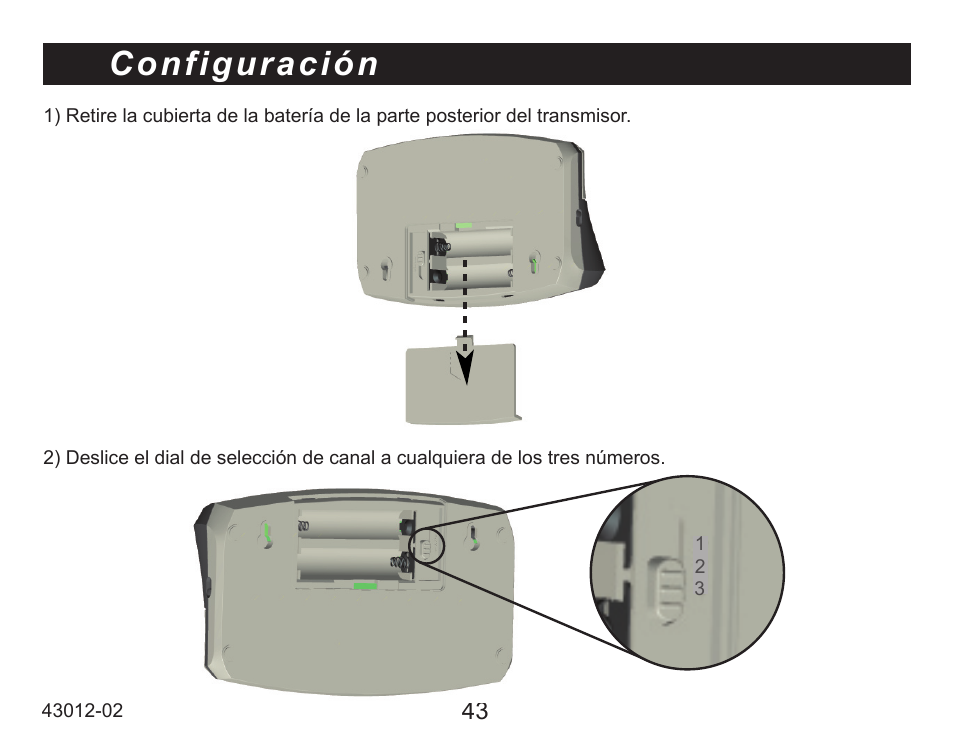 Configuración | Hunter Fan 45051 User Manual | Page 44 / 73