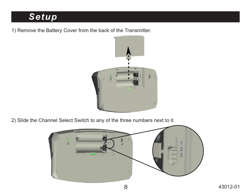 Setup | Hunter Fan 45051 User Manual | Page 8 / 73