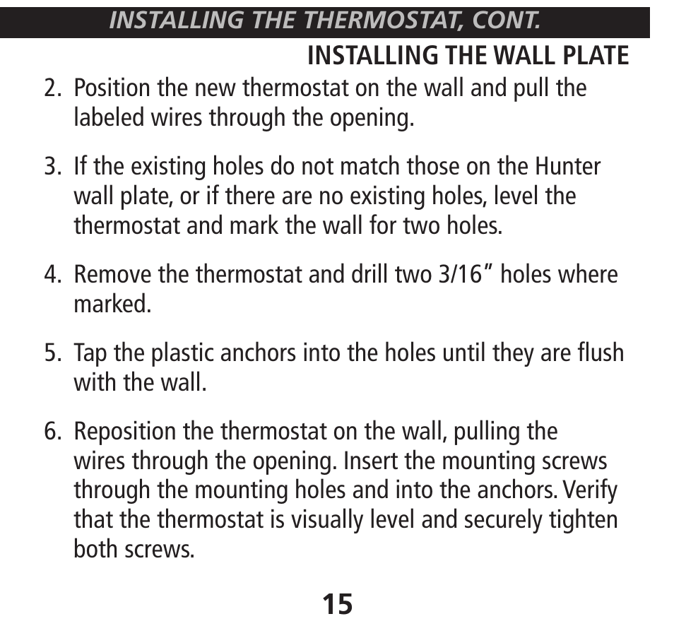 Hunter Fan 40170 User Manual | Page 15 / 33