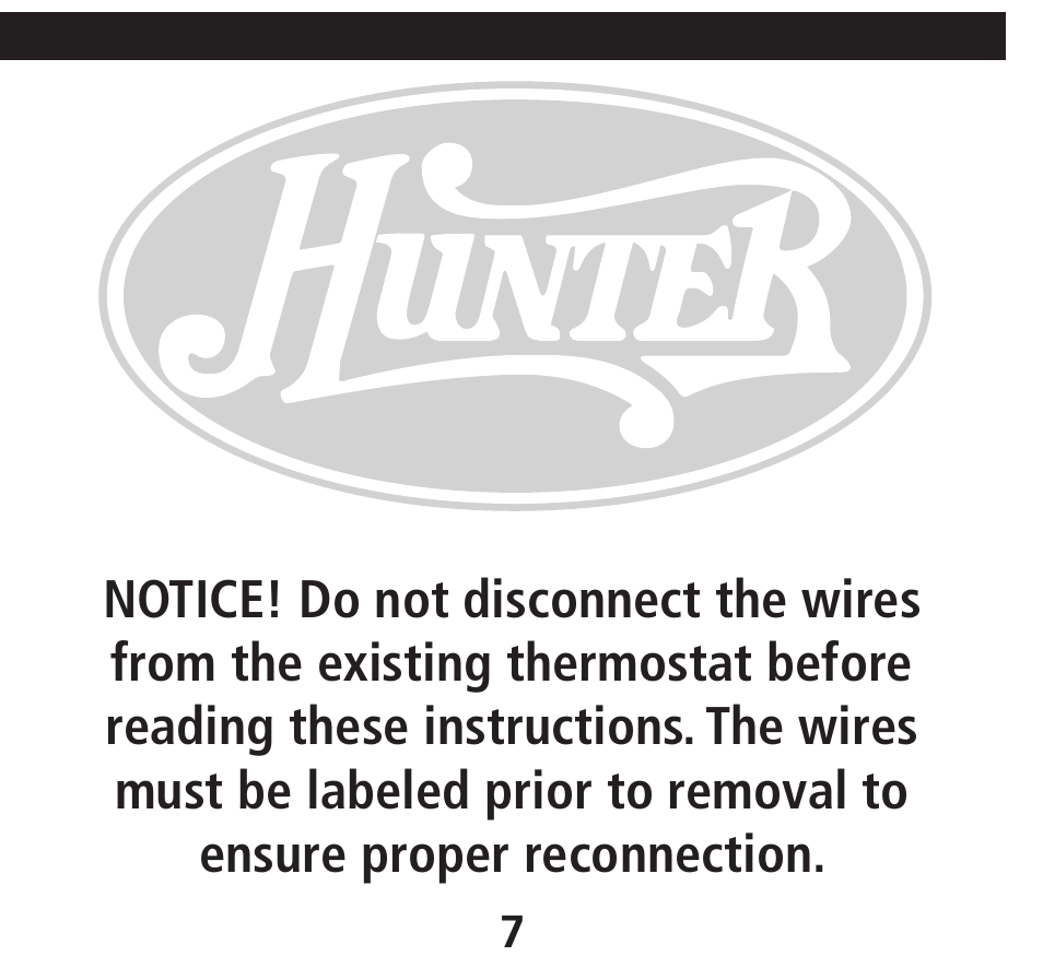 Hunter Fan 40170 User Manual | Page 7 / 33