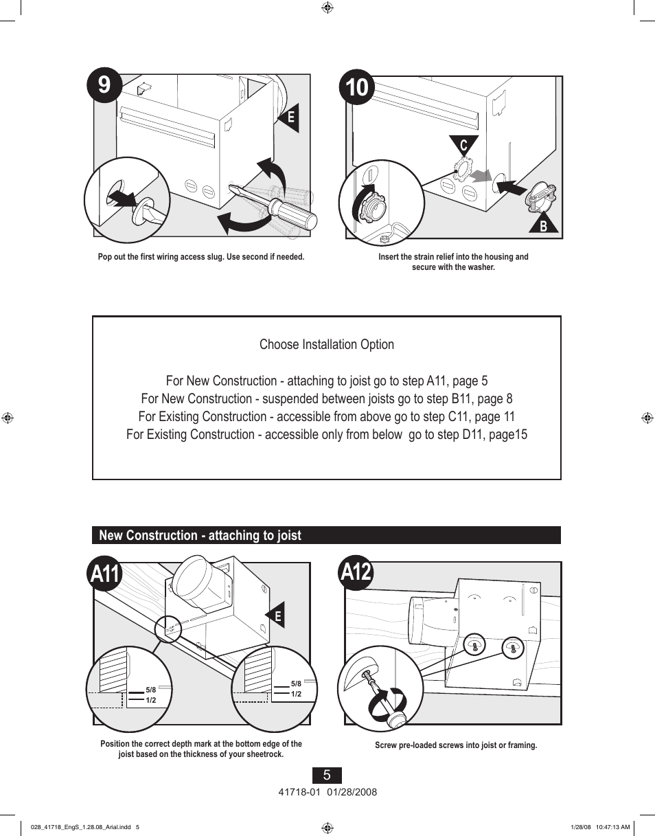 Hunter Fan Saturn 90058 User Manual | Page 5 / 40