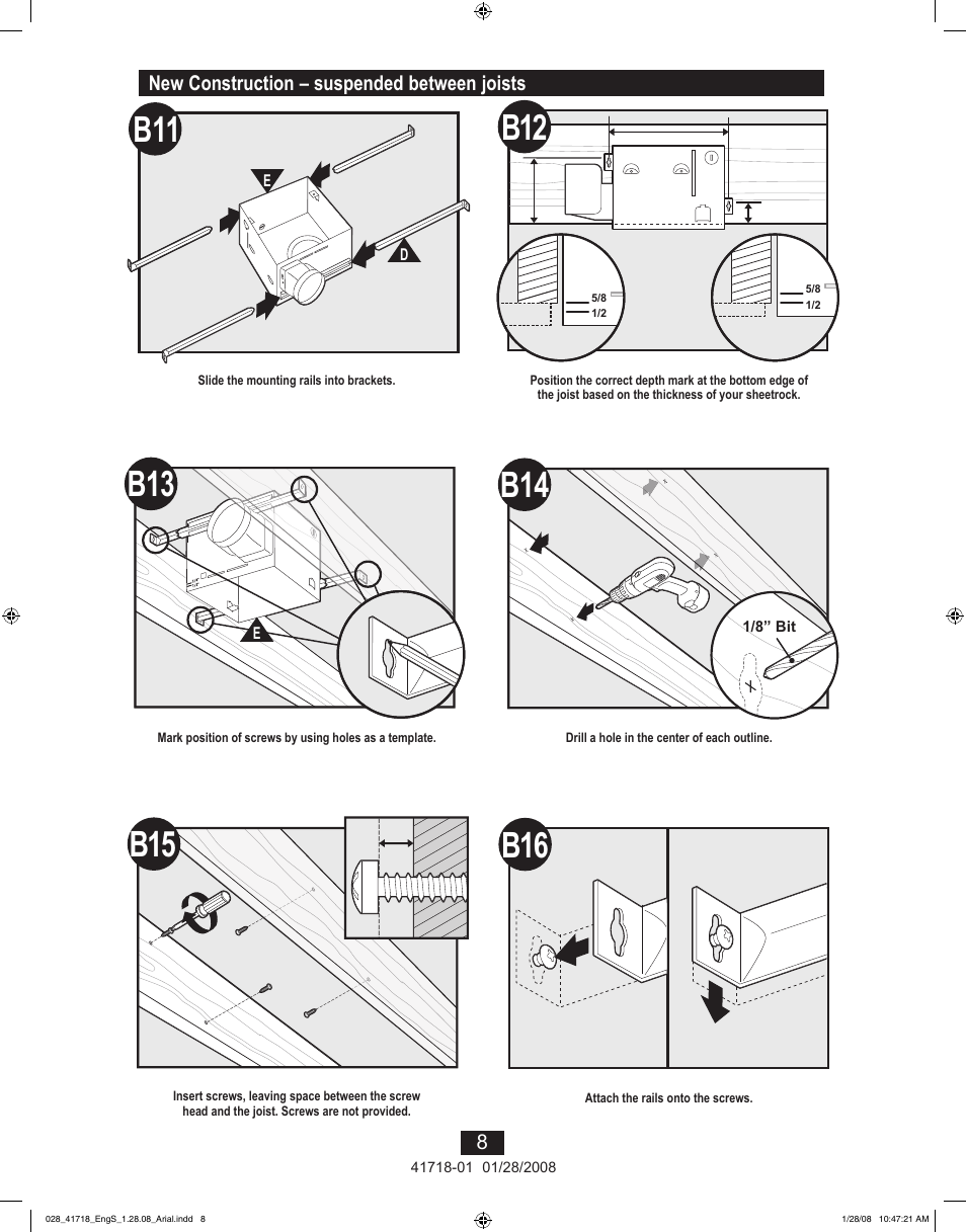 Hunter Fan Saturn 90058 User Manual | Page 8 / 40